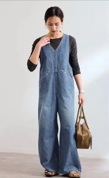 [택 포함 새상품] Johnbull 젬블 데님 워크 올인원 M