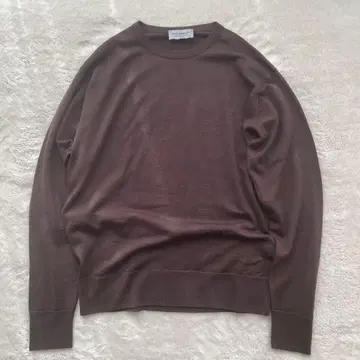 [ 새상품급 ] 존스메들리 크루넥 L 브라운 갈색