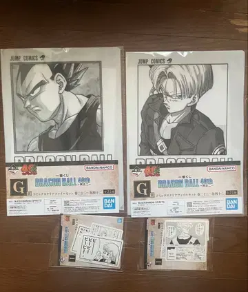 드래곤볼 제일복권 40th f상 클리어 파일 I상 스티커