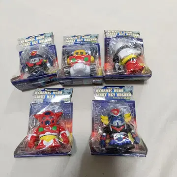 미개봉 다이나믹 로보 라이트 부착 키링 전5종 컴플리트