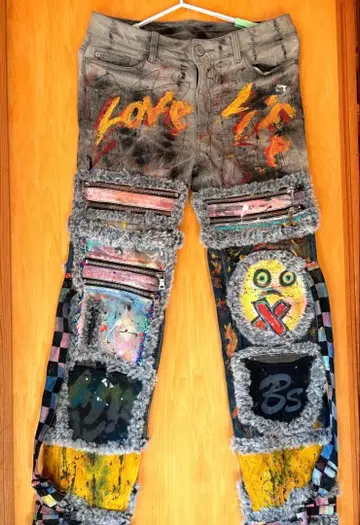 Handmade remake denim pants 리메이크 데님 팬츠