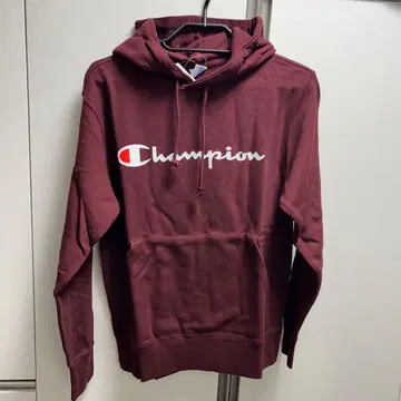 Champion 마룬 후드 부착 후드티 M
