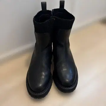 그린 라벨 스트레치 숏부츠 사이드 고어 부츠 블랙 M