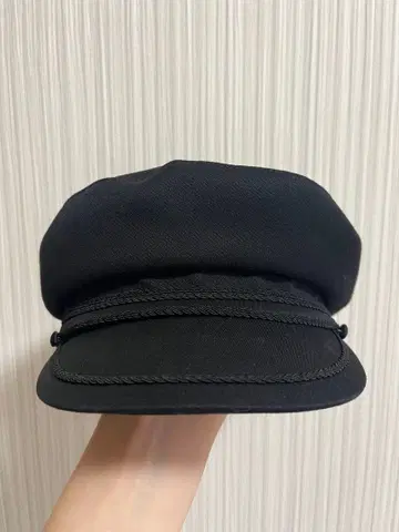 블랙 헌팅 캡 트위스트 로프 포함