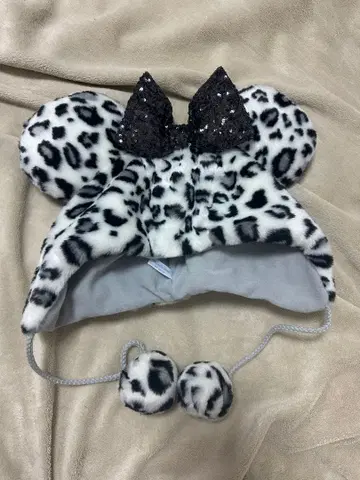 디즈니 레오파드 무늬 팬 캡