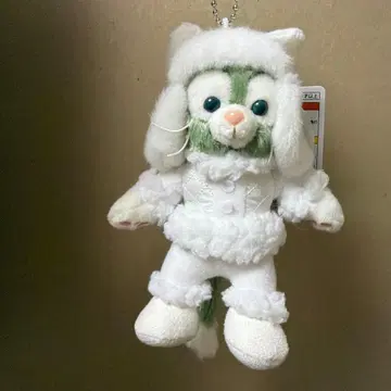 White wintertime wonders 젤라토니 인형 배지