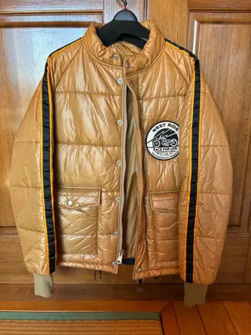 WEST RIDE 브라운 퀼팅 자켓