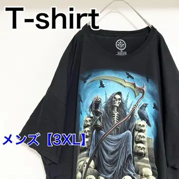 YAX28 [ 미국 수입 ] 반팔 T셔츠 [ 남성용 3XL ] 블랙 컬러