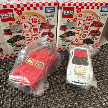 후쿠마이 토미카 닛산 페어레이디 Z 화이트 폭스 경장갑기동차 2대 세트