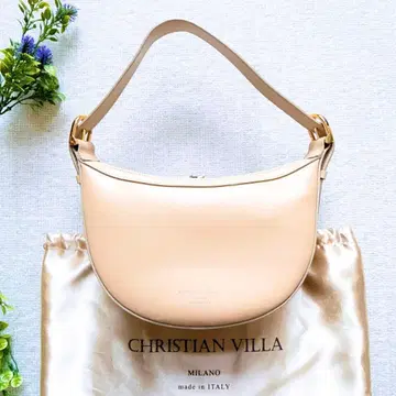 [ 미사용급 ] 크리스천빌라 하프문 숄더백 2way