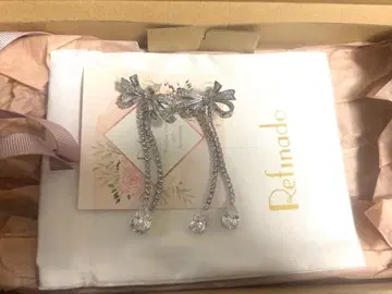 Refinado 리본 귀걸이 실버