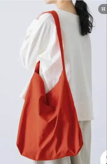 카구레 코튼 숄더백 레드