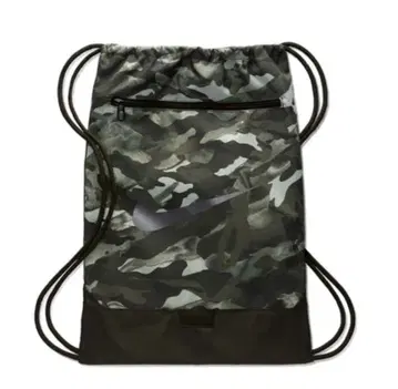 NIKE 카모플라쥬 드로우 스트링 백 냅색 헬스장 백