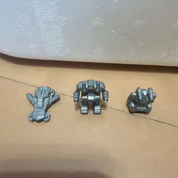 메카 미니어처 피규어 세트 실버