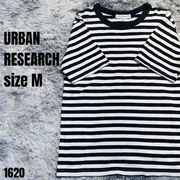 URBAN RESEARCH 어반 리서치 티셔츠 화이트 블랙 M 1620