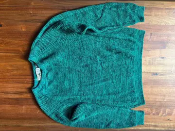 BROOKS 그린 크루넥 스웨터