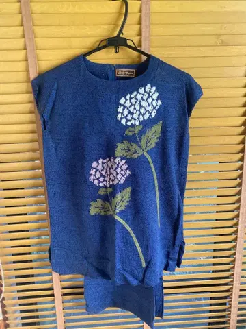 사이토 토요코 반팔 니트 셋업