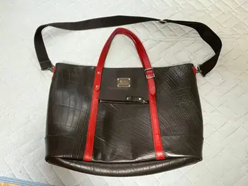 SEAL 토트백 블랙/빨간색