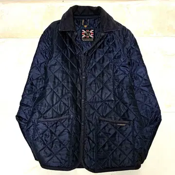 라벤햄 퀼팅 자켓 여성용 M~L 국기 택 네이비