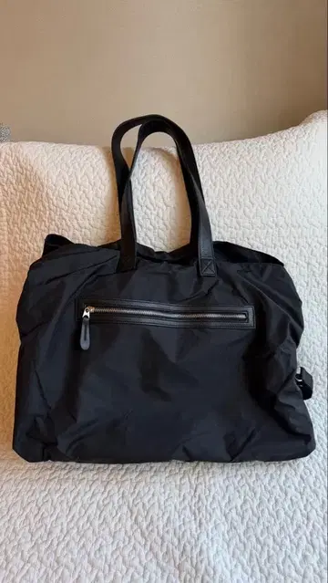 AJYUGA. 아쥬가 토트백 마더백 블랙 나일론백