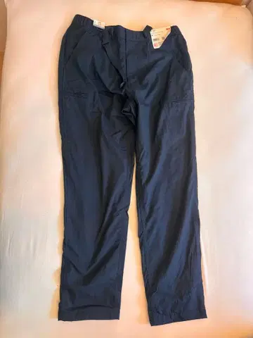 유니클로 웜 이지 팬츠 68 blue M