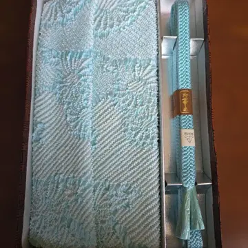 순수 실크 오비 장식 천 세트 치1 기모노 후리소데 코몬 호몬기 수제 끈