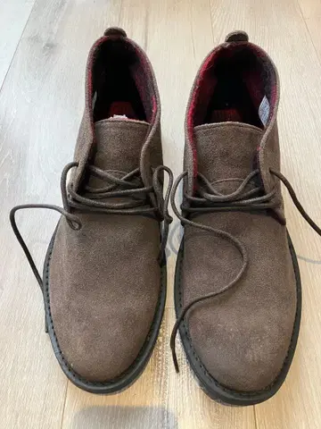 stefanorossi 브라운 스웨이드 레이스업 부츠