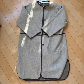 브라운 L 사이즈 롱 코트