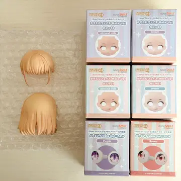 넨도로이드돌 Make Up! : 레냐 6세트 헤어 부품 포함