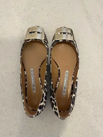 PELLICO 레오파드 무늬 플랫슈즈