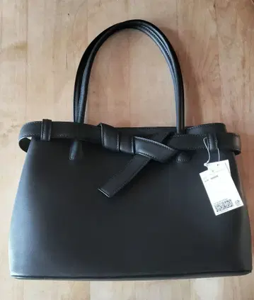 H&M 리본 포함 자립 토트백