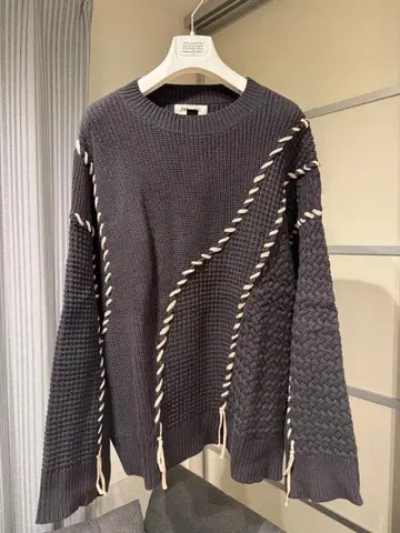 ZARA 메종 스페셜 니트 스웨터 다크 그레이