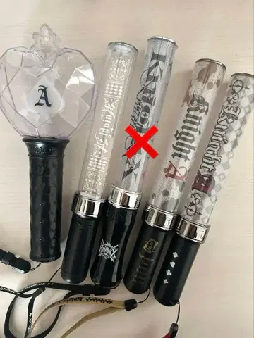 기사A 기사X 응원봉