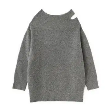 COCODEAL 오프숄더 슬릿 니트