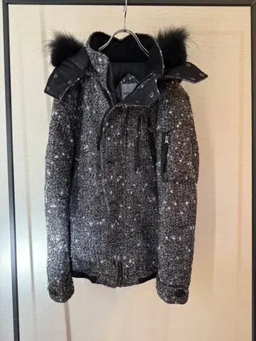 00s 버팔로 밥스 퍼 트위드 다운 재킷