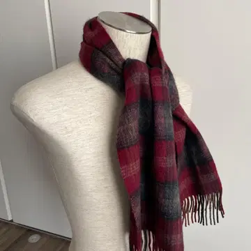 cashmere 캐시미어 머플러 체크
