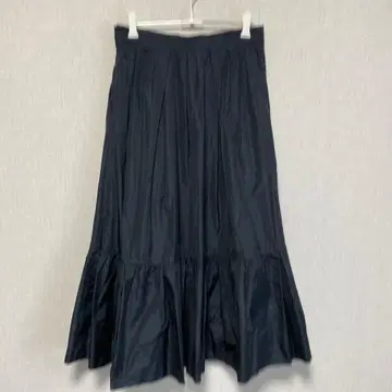 IENA 네이비 컬러 롱 스커트