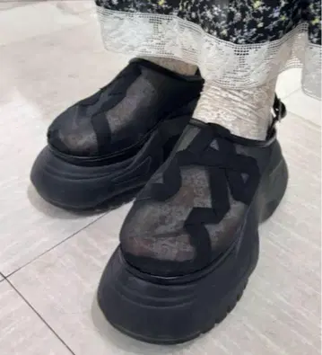 merryjenny RIBBON 리본 메쉬 블랙