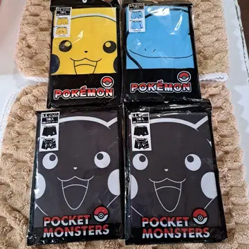 포켓몬 브리프 복서 팬츠 4세트 LL