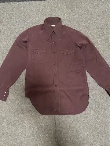30s 40s HENRY'S SHOPPE 브라운 웨스턴 셔츠