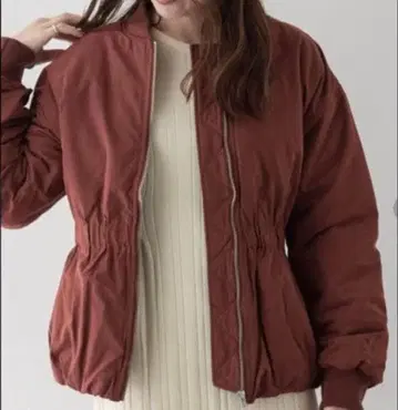 새상품급 URBAN RESEARCH 충전솜 허리 개더 블루종 S