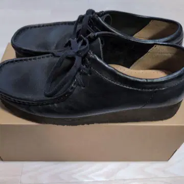 블랙 가죽 신발 clarks