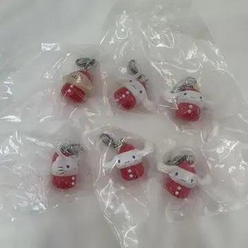 산리오 딸기 표시 액세서리 6개 세트
