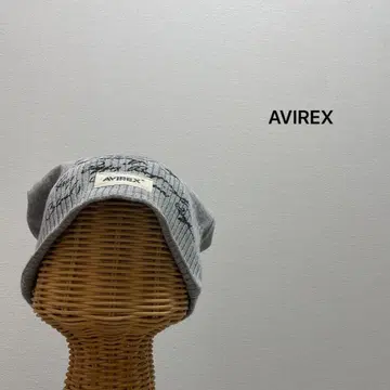 아비렉스 니트 모자 모자 캡 코튼 밀리터리 그레이