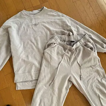 TENTIAL BAKUNE 여성용 파자마 상하의 세트 라이트 그레이 XL