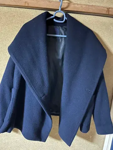 [ 미사용 ] 네이비 울 오버 사이즈 자켓 [ ichi ]