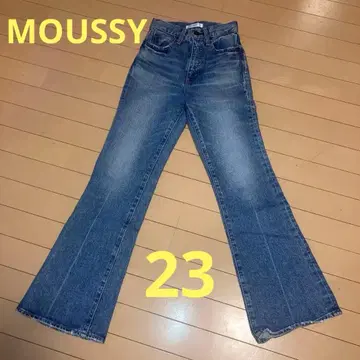 마우지 moussy MVS FLARE 스트레치 데님 사이즈 23