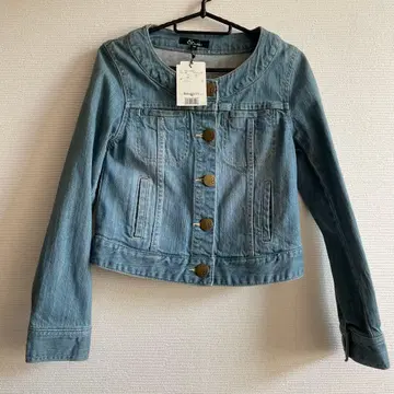 & by P&D 데님 자켓 숏 기장 38 라이트 블루