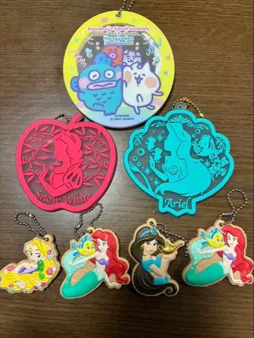 디즈니 프린세스 키링 5개 세트