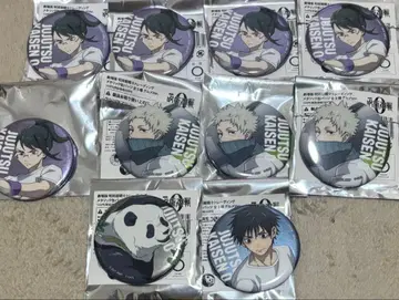 주술회전 캔뱃지 10개